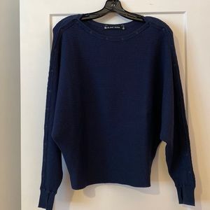 Blanc Noir Portola Ribbed Button Sweater